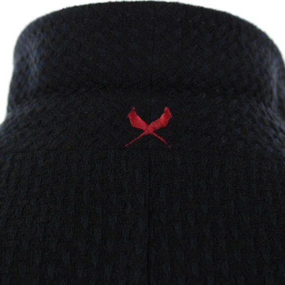 Cardinal of Canada NWT Wool Sport Coat Size 40R US In Black & Blue Knit